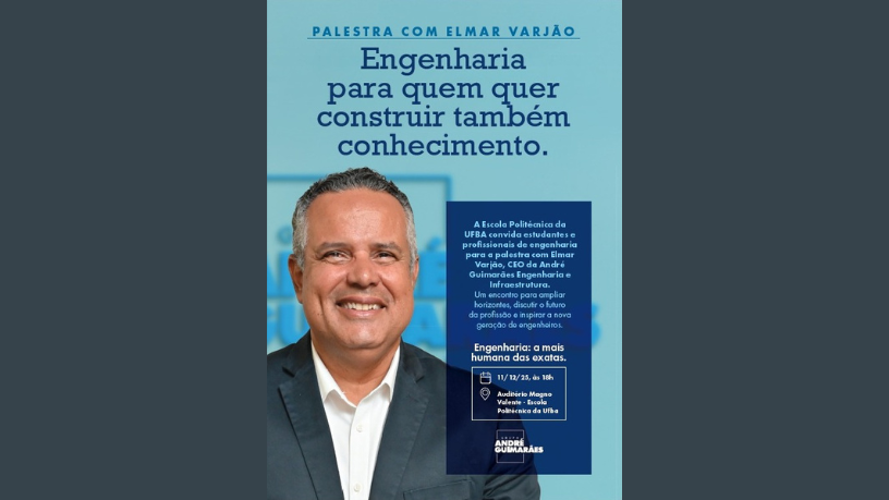 Para Elmar Juan Passos Varjão Bomfim, a união entre energia renovável e infraestrutura abre caminhos para um Brasil mais sustentável e competitivo.