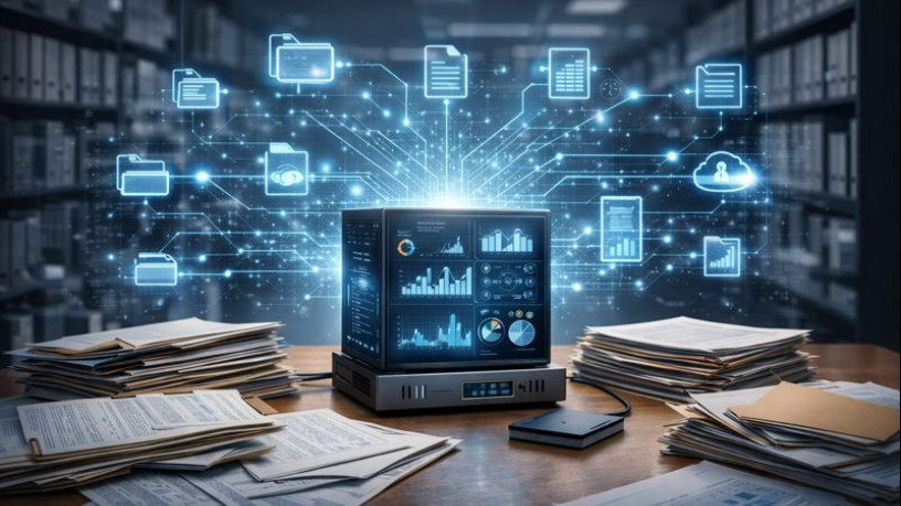 Dataeasy destaca o papel da centralização documental na tomada de decisão.