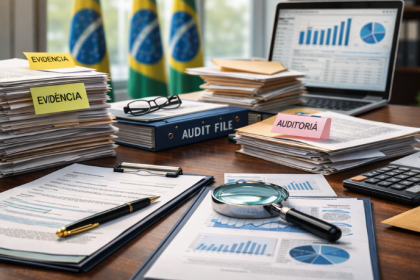 A auditoria em licitações exige organização de evidências para reduzir apontamentos e proteger a Administração Pública, afirma Eduardo Campos Sigiliao.